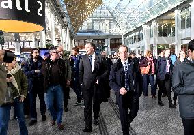 Reopening Of The Paris-Milan TGV Line in Paris