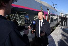Reopening Of The Paris-Milan TGV Line in Paris