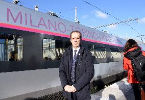 Reopening Of The Paris-Milan TGV Line in Paris