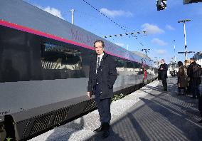Reopening Of The Paris-Milan TGV Line in Paris