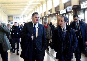 Reopening Of The Paris-Milan TGV Line in Paris