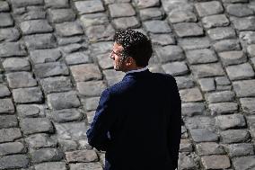 Welcome Ceremony For King Of Denmark At The Invalides - Paris