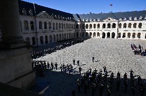 Welcome Ceremony For King Of Denmark At The Invalides - Paris
