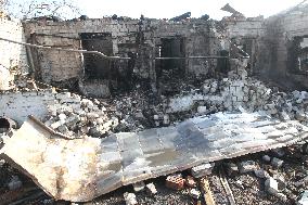 Russian drone attack on residential area in Dnipro