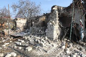 Russian drone attack on residential area in Dnipro