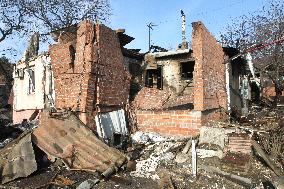 Russian drone attack on residential area in Dnipro