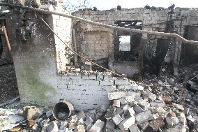 Russian drone attack on residential area in Dnipro