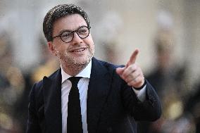 State Dinner In Honor Of King And Queen Of Denmark - Paris