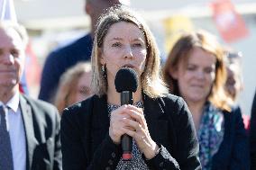 Marie Barsacq Visit To Nice