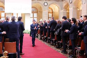 Inauguration of the Franco-Danish Economic Forum - Paris