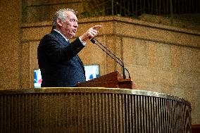 PM Bayrou At EESC Plenary Session - Paris
