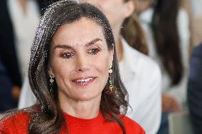 Queen Letizia Visit To CIMCYC - Granada