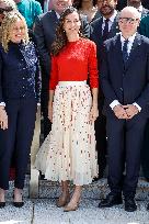 Queen Letizia Visit To CIMCYC - Granada