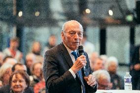 Bruno Retailleau meeting for the presidency of the Les Republicans group - Paris AJ