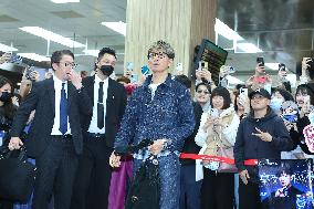 Japanese Actor Takuya Kimura Arrives at Taipei