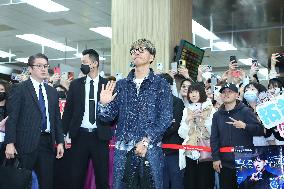 Japanese Actor Takuya Kimura Arrives at Taipei