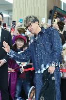 Japanese Actor Takuya Kimura Arrives at Taipei