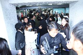 Japanese Actor Takuya Kimura Arrives at Taipei