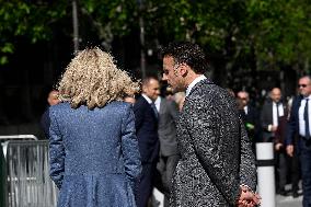 Danish Royal Couple Visits Notre Dame Cathedral - Paris