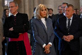 Danish Royal Couple Visits Notre Dame Cathedral - Paris