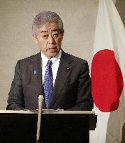 Japanese Foreign Minister Iwaya in Brussels