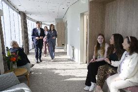 King Willem-Alexander Visits Hospice and Hospital - Netherlands