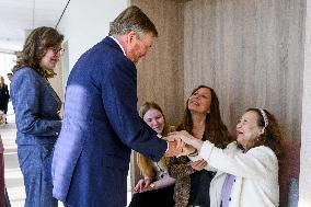 King Willem-Alexander Visits Hospice and Hospital - Netherlands