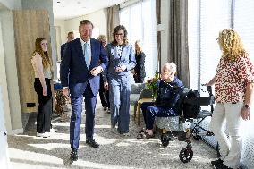 King Willem-Alexander Visits Hospice and Hospital - Netherlands