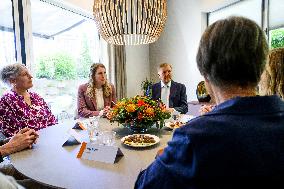 King Willem-Alexander Visits Hospice and Hospital - Netherlands