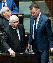 32nd Sitting Of The Sejm (polish Parliament)