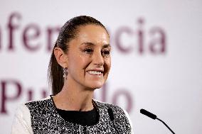 Claudia Sheinbaum Pardo And Marcelo Ebrard News Conference - Mexico