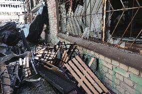 Russian attack destroys Kharkiv enterprise