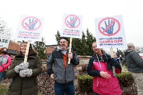 “Hands Off!” Protest