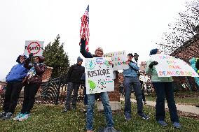 “Hands Off!” Protest