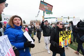 “Hands Off!” Protest