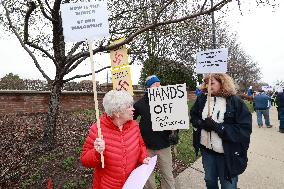 “Hands Off!” Protest