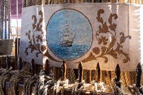 Amerigo Vespucci Ship In Ortona, Italy