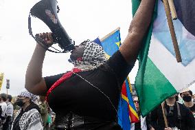 Pro-Palestine March to ICE in Washington
