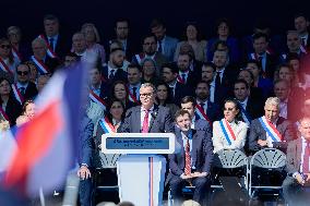 Rally In Support Of Marine Le Pen - Paris