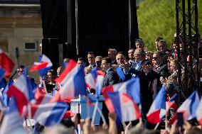 Rally In Support Of Marine Le Pen - Paris
