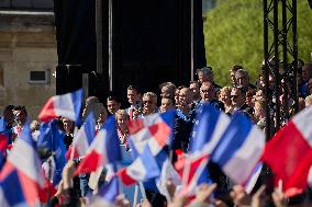 Rally In Support Of Marine Le Pen - Paris