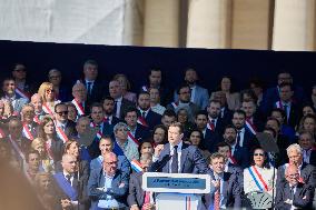 Rally In Support Of Marine Le Pen - Paris
