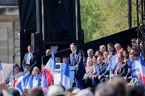 Rally In Support Of Marine Le Pen - Paris