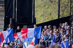 Rally In Support Of Marine Le Pen - Paris