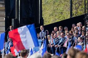 Rally In Support Of Marine Le Pen - Paris