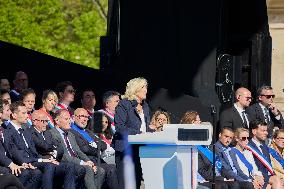 Rally In Support Of Marine Le Pen - Paris