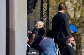 Rally In Support Of Marine Le Pen - Paris