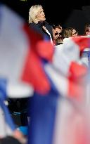 Rally In Support Of Marine Le Pen - Paris