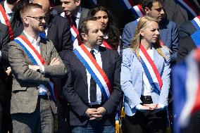Rally in support of Marine Le Pen - Paris