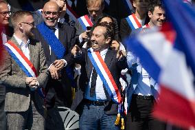 Rally in support of Marine Le Pen - Paris
